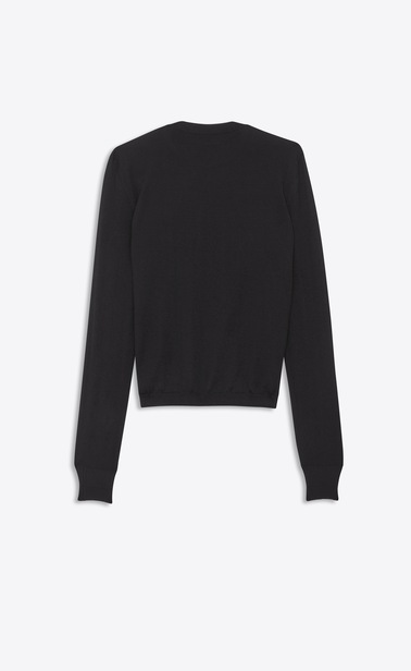 Crewnecksweatshirt aus Kaschmir und Seide